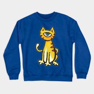 Osmos the One-Eyed Cat Crewneck Sweatshirt